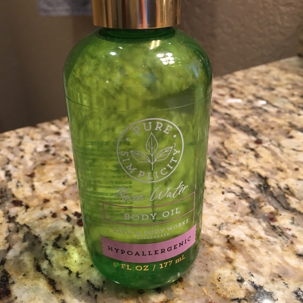 Bath & Body Works Pure Simplicity Rose oil